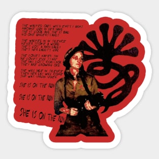 PATTY HEARST MISFITS SHE Sticker